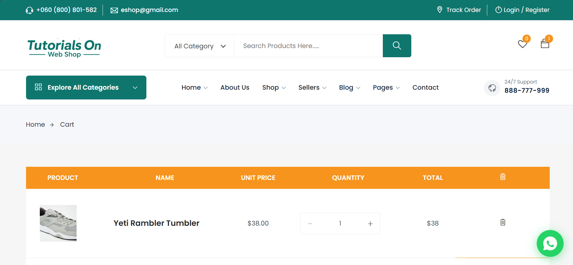Free Ecommerce website With All Functionality